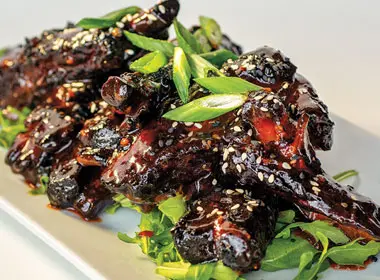 Crispy Asian Style BBQ Sticky Ribs